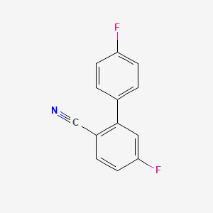 molecular formula C13H7F2N B1389661 4',5-Difluorobiphenyl-2-carbonitrile CAS No. 934012-94-9
