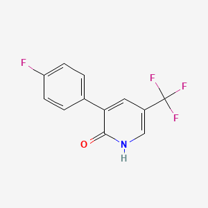 3-(4-Fluorophenyl)-5-(trifluoromethyl)pyridin-2-ol