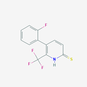 5-(2-Fluorophenyl)-6-(trifluoromethyl)pyridine-2-thiol