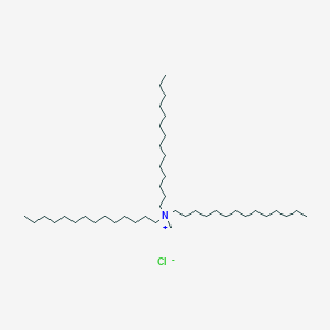 molecular formula C43H90ClN B13896663 N-Methyl-N,N-ditetradecyltetradecan-1-aminium chloride CAS No. 86349-61-3
