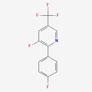 3-Fluoro-2-(4-fluorophenyl)-5-(trifluoromethyl)pyridine