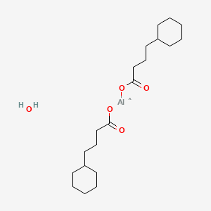 molecular formula C20H36AlO5 B13896706 Aluminium cyclohexanebutyrate 
