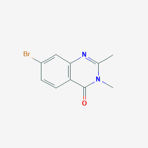 molecular formula C10H9BrN2O B13896869 7-bromo-2,3-dimethyl-4(3H)-Quinazolinone CAS No. 864866-78-4