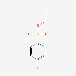 molecular formula C8H9FO3S B13896903 Ethyl p-fluorobenzenesulfonate 