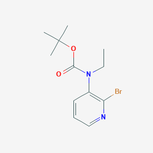 molecular formula C12H17BrN2O2 B13896925 tert-butyl N-(2-bromopyridin-3-yl)-N-ethylcarbamate 