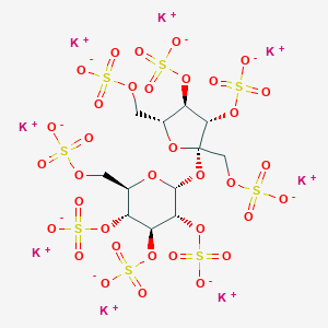 molecular formula C12H14K8O35S8 B013897 Potassium sucrose octasulfate CAS No. 73264-44-5