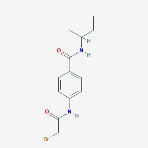 4-[(2-Bromoacetyl)amino]-N-(sec-butyl)benzamide