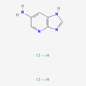 molecular formula C6H8Cl2N4 B13897251 3H-Imidazo[4,5-b]pyridin-6-amine dihydrochloride 