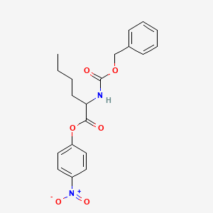 molecular formula C20H22N2O6 B13897263 N-Cbz-D-norleucine 4-nitrophenyl ester 