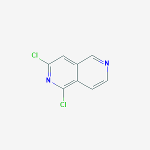 molecular formula C8H4Cl2N2 B13897334 1,3-Dichloro-2,6-naphthyridine CAS No. 2035-53-2