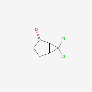 molecular formula C6H6Cl2O B13897450 6,6-Dichlorobicyclo[3.1.0]hexan-2-one CAS No. 1822777-03-6