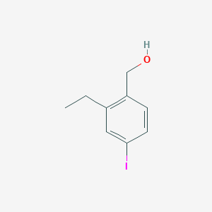 molecular formula C9H11IO B13897467 (2-Ethyl-4-iodophenyl)methanol 