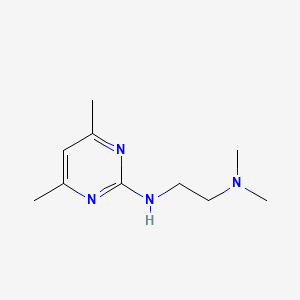 molecular formula C10H18N4 B13897582 N-(4,6-dimethylpyrimidin-2-yl)-N',N'-dimethylethane-1,2-diamine 