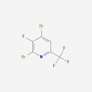 2,4-Dibromo-3-fluoro-6-(trifluoromethyl)pyridine