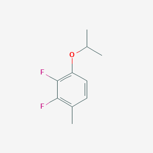 molecular formula C10H12F2O B13897746 2,3-Difluoro-1-isopropoxy-4-methylbenzene 