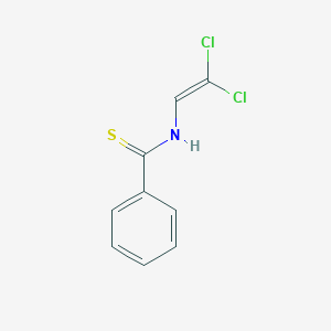 molecular formula C9H7Cl2NS B13897884 N-(2,2-dichloroethenyl)benzenecarbothioamide 