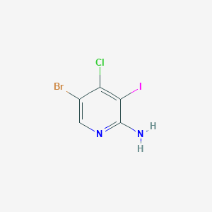 5-Bromo-4-chloro-3-iodopyridin-2-amine