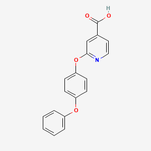 2-(4-Phenoxyphenoxy)isonicotinic acid