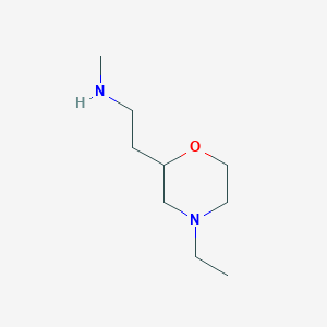 [2-(4-Ethylmorpholin-2-yl)ethyl]methylamine
