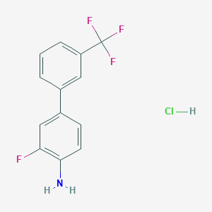 3-Fluoro-3'-(trifluoromethyl)[1,1'-biphenyl]-4-ylamine hydrochloride