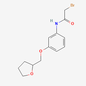 2-Bromo-N-[3-(tetrahydro-2-furanylmethoxy)phenyl]-acetamide