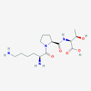 molecular formula C15H28N4O5 B13898135 Lysyl-prolyl-threonine 