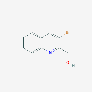 molecular formula C10H8BrNO B13898148 (3-Bromoquinolin-2-yl)methanol 