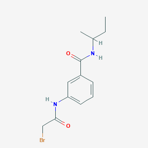 3-[(2-Bromoacetyl)amino]-N-(sec-butyl)benzamide