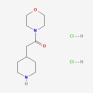 1-Morpholin-4-yl-2-piperidin-4-yl-ethanone dihydrochloride