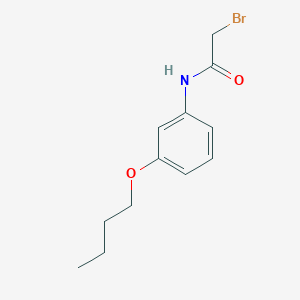 2-Bromo-N-(3-butoxyphenyl)acetamide
