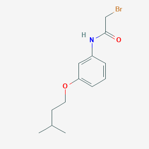 2-Bromo-N-[3-(isopentyloxy)phenyl]acetamide