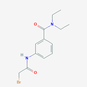 3-[(2-Bromoacetyl)amino]-N,N-diethylbenzamide