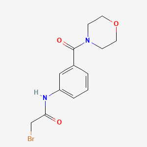 2-Bromo-N-[3-(4-morpholinylcarbonyl)phenyl]-acetamide