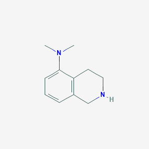 molecular formula C11H16N2 B13898324 N,N-dimethyl-1,2,3,4-tetrahydroisoquinolin-5-amine 