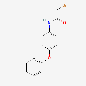 molecular formula C14H12BrNO2 B1389833 2-Bromo-N-(4-phenoxyphenyl)acetamide CAS No. 36160-85-7