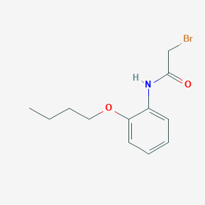 2-Bromo-N-(2-butoxyphenyl)acetamide