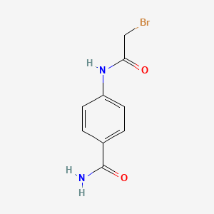 4-[(2-Bromoacetyl)amino]benzamide