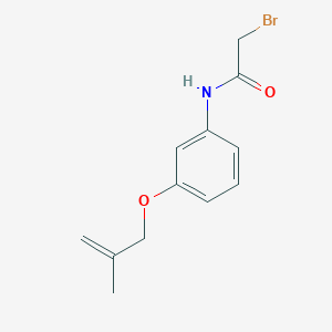 2-Bromo-N-{3-[(2-methyl-2-propenyl)oxy]-phenyl}acetamide