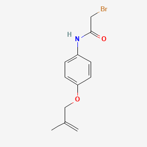 2-Bromo-N-{4-[(2-methyl-2-propenyl)oxy]-phenyl}acetamide