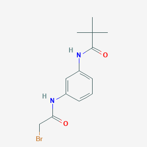 N-{3-[(2-Bromoacetyl)amino]phenyl}-2,2-dimethylpropanamide