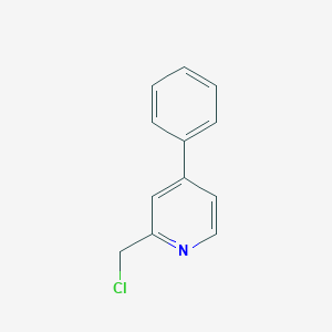 molecular formula C12H10ClN B138986 2-(Chloromethyl)-4-phenylpyridine CAS No. 147937-34-6
