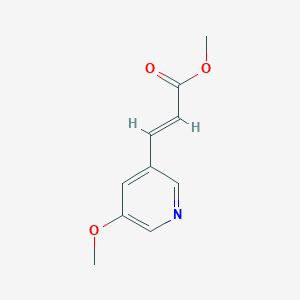 molecular formula C10H11NO3 B1389863 Methyl 3-(5-methoxypyridin-3-yl)acrylate CAS No. 1000896-01-4