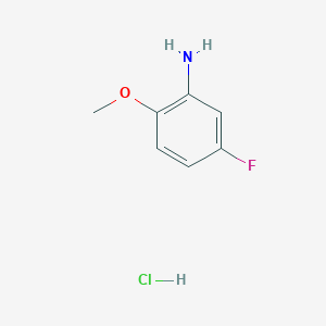 molecular formula C7H9ClFNO B1389896 5-Fluoro-2-methoxyaniline hydrochloride CAS No. 326-83-0