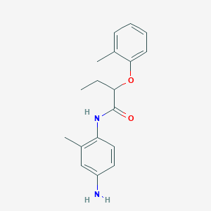 N-(4-Amino-2-methylphenyl)-2-(2-methylphenoxy)-butanamide