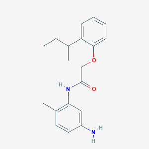 N-(5-Amino-2-methylphenyl)-2-[2-(sec-butyl)-phenoxy]acetamide