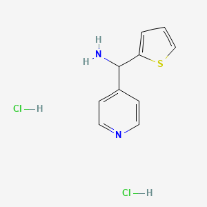 Pyridin-4-yl(thiophen-2-yl)methanamine dihydrochloride