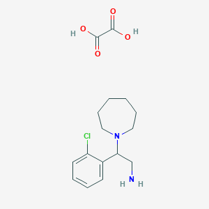 2-(Azepan-1-yl)-2-(2-chlorophenyl)ethanamine oxalate