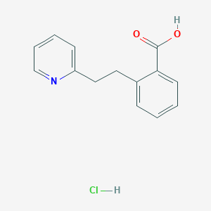 2-(2-Pyridin-2-ylethyl)benzoic acid hydrochloride