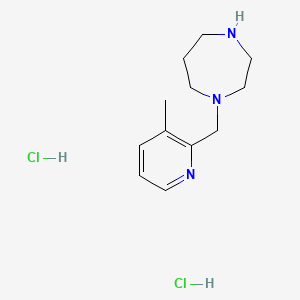 1-(3-Methyl-pyridin-2-ylmethyl)-[1,4]diazepane dihydrochloride