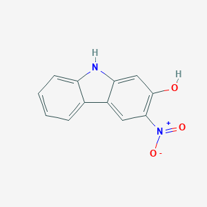 molecular formula C12H8N2O3 B138994 2-Hydroxy-3-nitrocarbazole CAS No. 153654-33-2